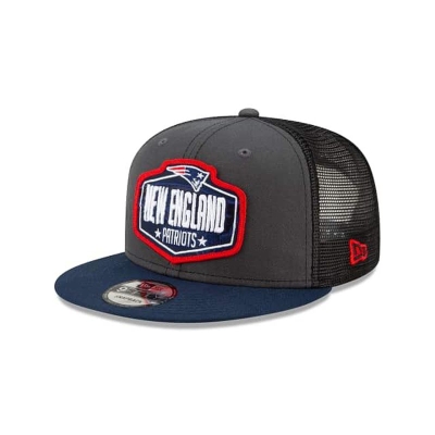 Sapca New Era New England Patriots NFL NFL Draft 9FIFTY Snapback - Gri